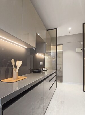 Kitchen in 2 BHK Apartment at Bachraj Legend, Virar West – for Sale