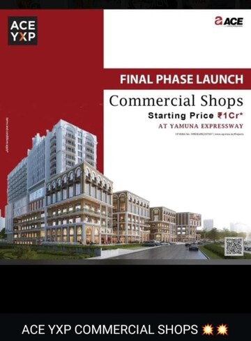  Shop – Exterior View View at ACE YXP, Sector 22d Yamuna Expressway - for Sale
