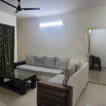 Living Room in 3 BHK Apartment at Gomti Nagar – for Rent