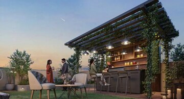 Terrace in 2 BHK Apartment at L&T Seawoods Residences Phase 2, Seawoods – for Sale