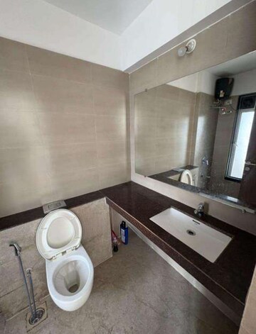 Bathroom in 3 BHK Apartment at The Wadhwa Platina, Kolshet Road – for Rent