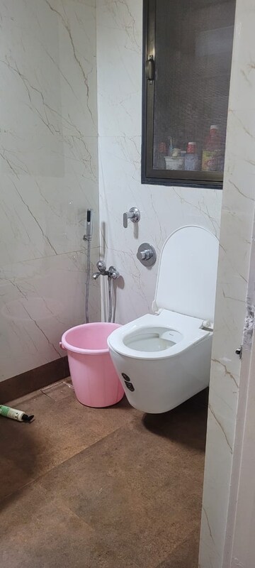 Bathroom in 2.5 BHK Apartment at NRI Complex Phase 2, Seawoods – for Rent
