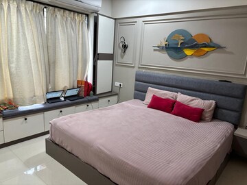 Bedroom in 3 BHK Apartment at Krishna Lotus Court, Kharadi – for Rent