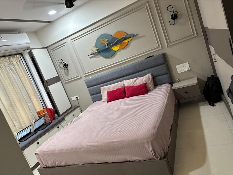 Bedroom, krishna-lotus-court 3 Bedroom 1009 Sq.Ft. Apartment In Kharadi Pune 9103240