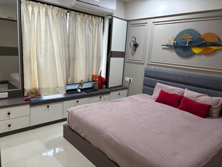 Bedroom, krishna-lotus-court 3 Bedroom 1009 Sq.Ft. Apartment In Kharadi Pune 9103240