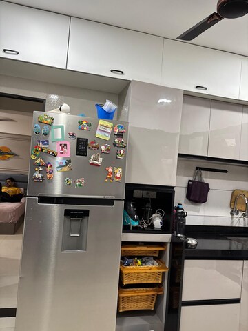 Kitchen in 3 BHK Apartment at Krishna Lotus Court, Kharadi – for Rent