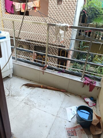 Balcony in 2 BHK Builder Floor at New Ashok Nagar – for Rent