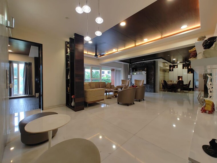 Living Room, akshar-shreeji-heights 5 Bedroom 3360 Sq.Ft. Apartment In Seawoods Navi Mumbai 9103271