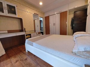 Bedroom in 5 BHK Apartment at Akshar Shreeji Heights, Seawoods – for Sale