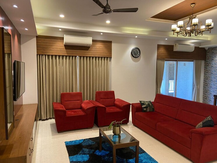 Living Room, gota 3 Bedroom 245 Sq.Yd. Penthouse In Gota Ahmedabad 9103336