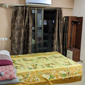 Bedroom in 2 BHK Apartment at HDIL Metropolis Residences, Bhudargarh Colony – for Sale
