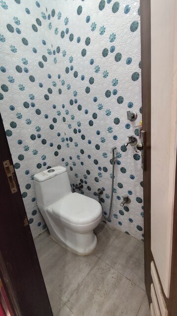 Bathroom in 2 BHK Builder Floor at Vipin Garden – for Rent