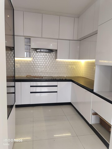 Kitchen in 2.5 BHK Apartment at Arvind Oasis, Thanisandra – for Rent