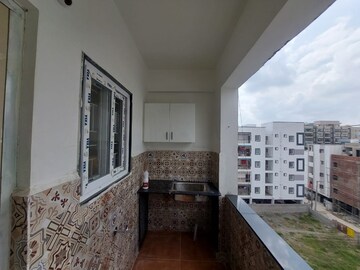 Building Lobby in 3 BHK Apartment at Mahathi Nilayam, Madhapur – for Rent