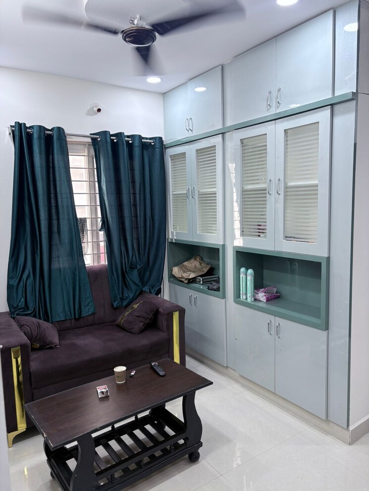 Living Room, mahathi-nilayam 1 Bedroom 800 Sq.Ft. Apartment In Madhapur Hyderabad 9103468