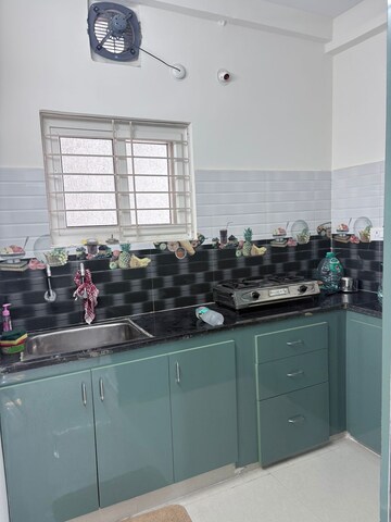 Kitchen in 1 BHK Apartment at Mahathi Nilayam, Madhapur – for Rent