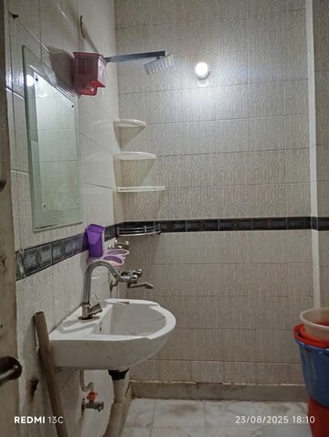 Bathroom in 1 RK Builder Floor at Savitri Nagar – for Rent