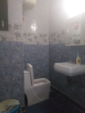 Bathroom in 3 BHK Builder Floor at Old Rajinder Nagar – for Rent