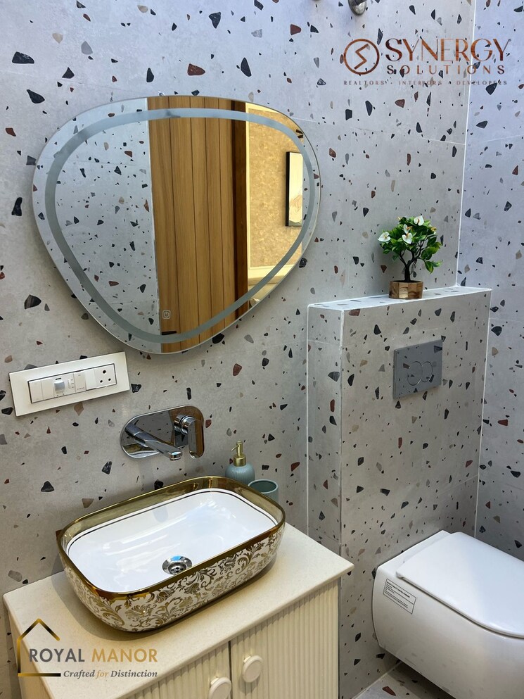 Attached Bathroom, hermitage-centralis 3 Bedroom 1845 Sq.Ft. Apartment In Vip Road Zirakpur 9103570