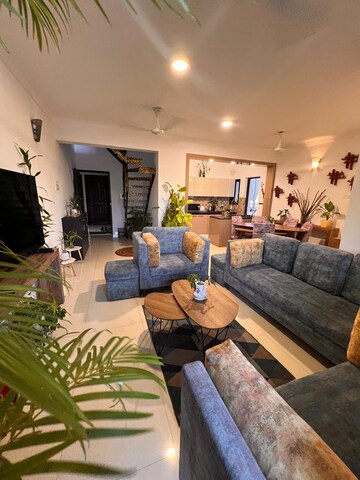 Living Room in 3 BHK Penthouse at Porvorim – for Rent
