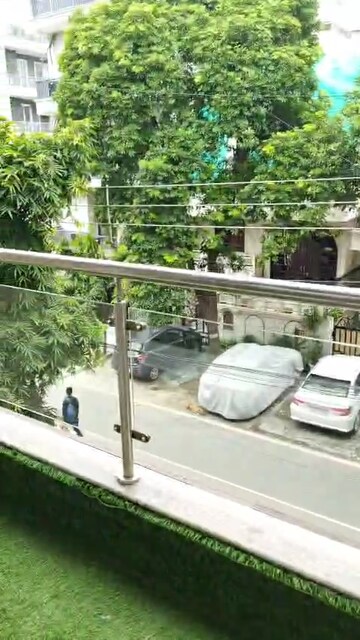 Balcony in 3 BHK Builder Floor at Malviya Nagar – for Rent
