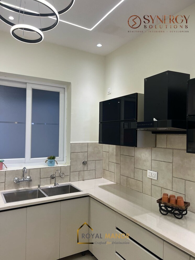 Kitchen, nk-sharma-savitry-greens-2 3 Bedroom 1465 Sq.Ft. Apartment In Ghazipur Zirakpur 9103708