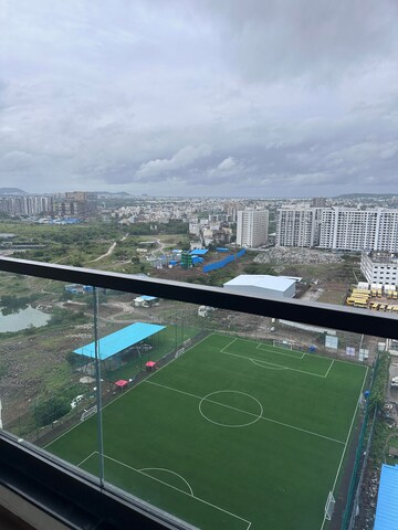 Balcony in 2 BHK Apartment at Majestique Towers, Kharadi – for Rent