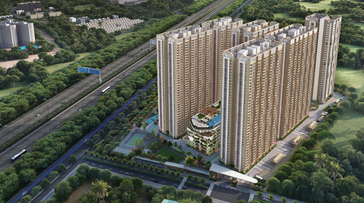 3 BHK + Pooja Room 1740 Sq.Ft. Apartment in Vajra West City