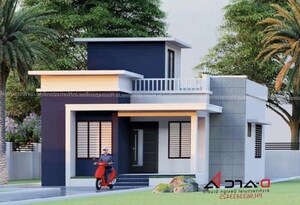 2 BHK Villa – Exterior View View at Olavakode - for Sale