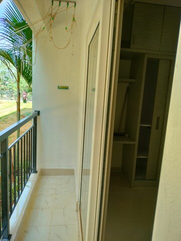 Balcony in 2 BHK Apartment at NR Windgates, Thanisandra Main Road – for Rent