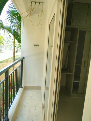 Balcony in 2 BHK Apartment at NR Windgates, Thanisandra Main Road – for Rent