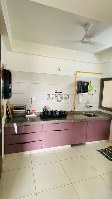 Kitchen in 2 BHK Apartment at Aaryan Aaviskaar, Shela – for Rent