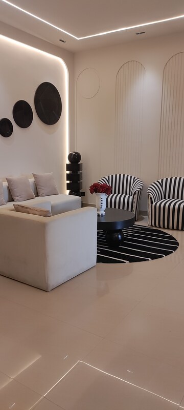 Living Room in 3 BHK Apartment at Shiv The Ozone Solitaire, Sector 87 – for Rent