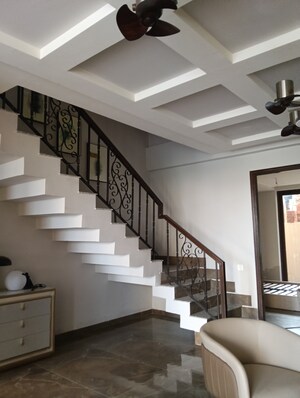 Stairs in 3 BHK Villa at Aerocity – for Sale