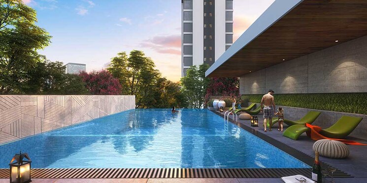 Swimming Pool, majestique-ephelia 4 Bedroom 1800 Sq.Ft. Apartment In Nibm Pune 9103864