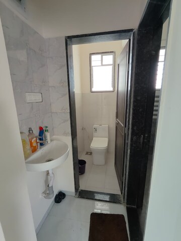 Bathroom in 1 BHK Builder Floor at Wadgaon Sheri – for Rent