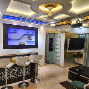 Living Room in 2.5 BHK Apartment at Neminath Luxeria, Sv Patel Nagar – for Sale