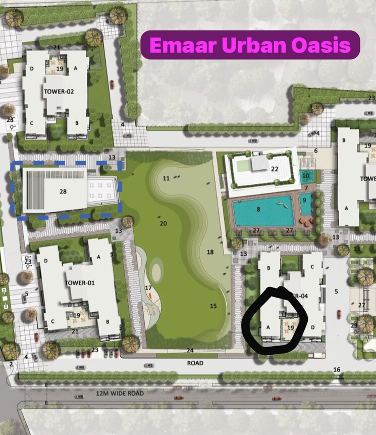 Master Plan, adani-m2k-oyster-grande 3 Bedroom 1689 Sq.Ft. Apartment In Sector 102 Gurgaon 9103997