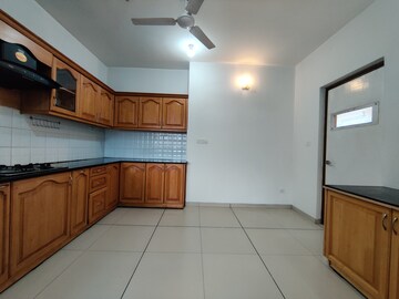 Kitchen in 3 BHK Apartment at Bearys Lakeside Habitat, Sahakara Nagar – for Rent