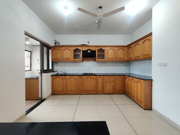 Kitchen in 3 BHK Apartment at Bearys Lakeside Habitat, Sahakara Nagar – for Rent