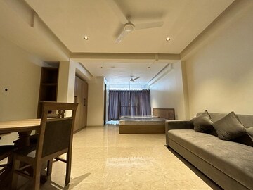 Living Room in Studio Builder Floor at Mg Road – for Rent