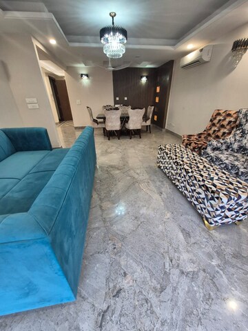 Living Room in 4 BHK Builder Floor at Boutique Residential Apartment, Greater Kailash I – for Rent