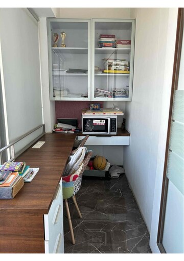 Balcony in 3 BHK Apartment at Thaltej – for Rent