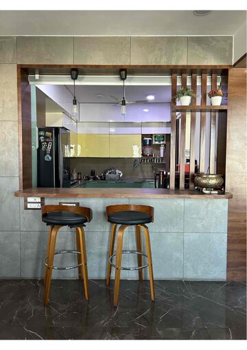 Kitchen in 3 BHK Apartment at Thaltej – for Rent
