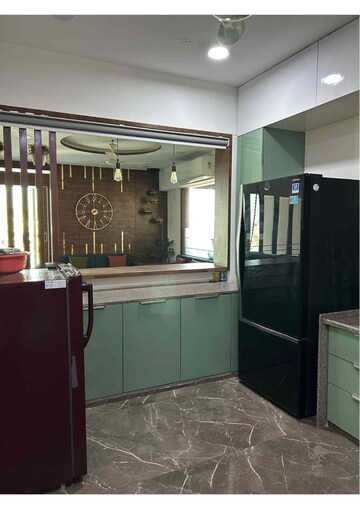 Kitchen in 3 BHK Apartment at Thaltej – for Rent