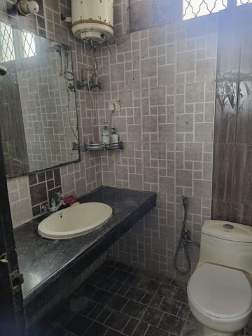 Bathroom in 3 BHK Builder Floor at Malviya Nagar – for Rent