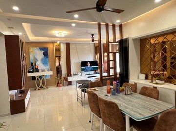 Living Room in 3 BHK Apartment at Sobha Palm Courts, Kogilu – for Rent