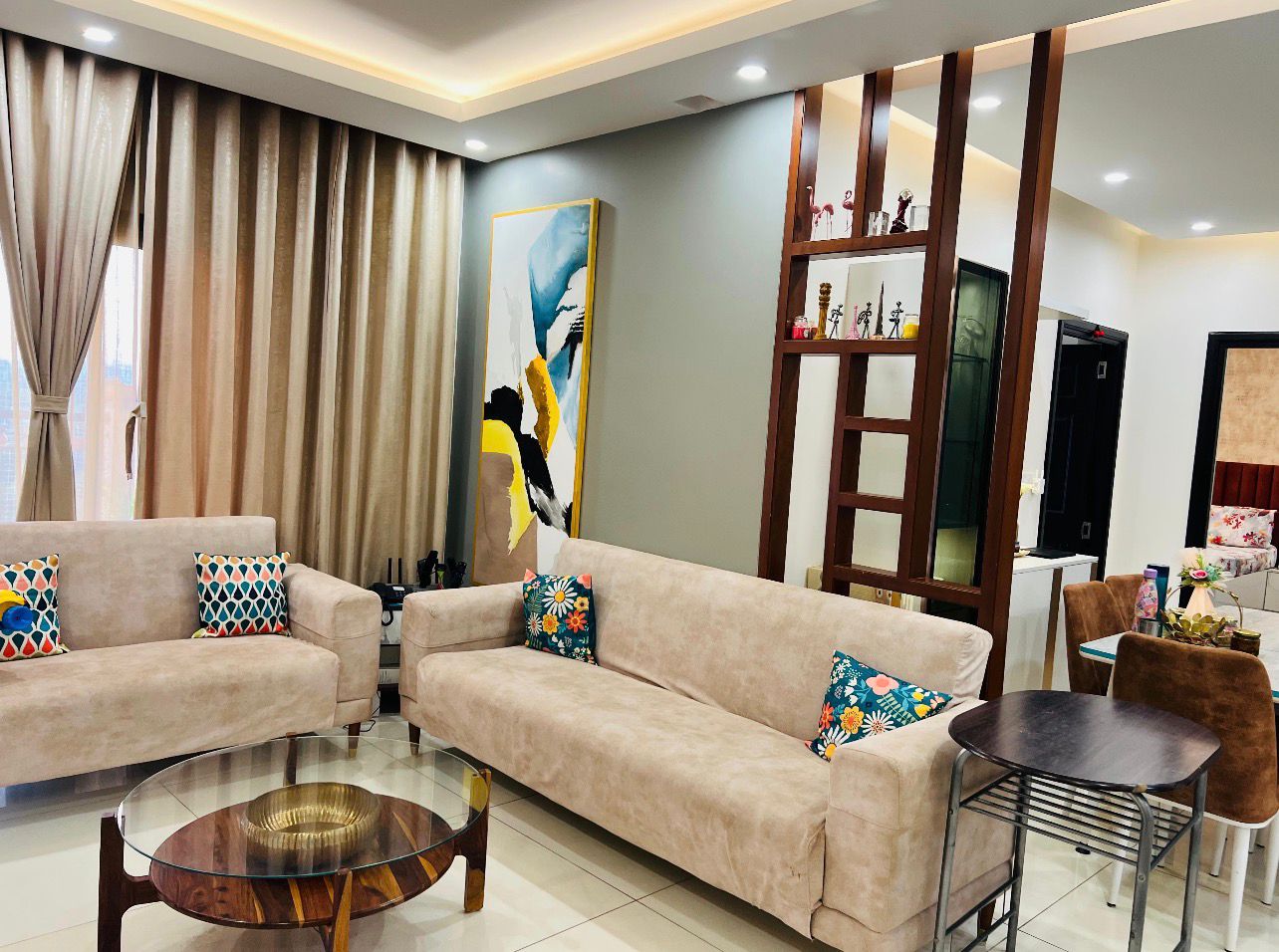 3 BHK + Pooja Room Apartment For Rent in Sobha Palm Courts