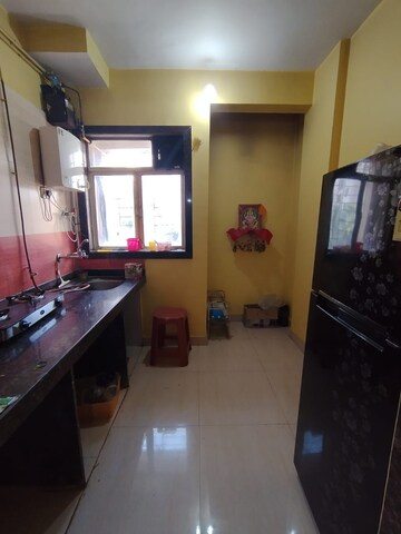 Kitchen in 1 BHK Apartment at Sanghvi Hills, Ghodbunder Road – for Rent