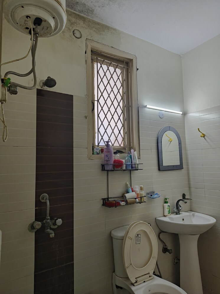 Bathroom, khirki extension 2 Bedroom 100 Sq.Yd. Builder Floor In Khirki Extension Delhi 9104214